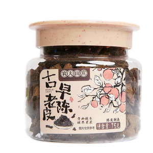 12下架75g农夫山庄山水瓶装古早老陈皮蜜饯