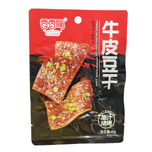 40g香香嘴牛皮豆干[原汁烧烤]#