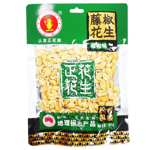 08下架90g正花脱油花生藤椒味#