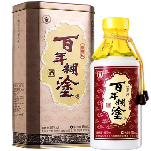 450ml百年糊涂白酒52度 礼品